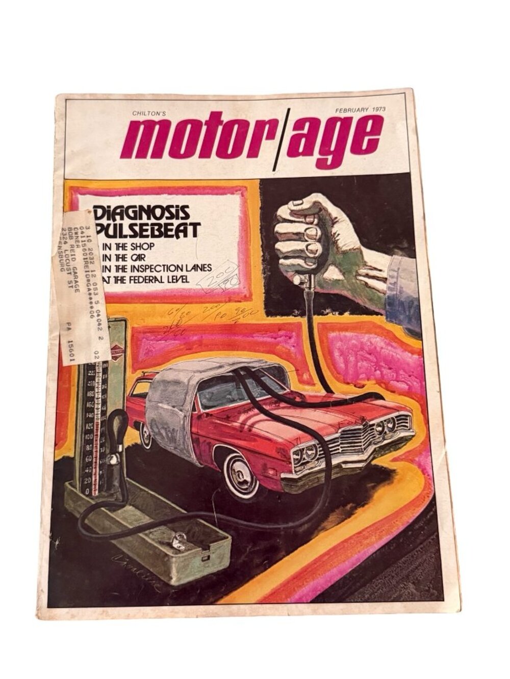 Vintage February 1973 Chilton’s Motor/Age Automotive Repair Trade Magazine Diagn